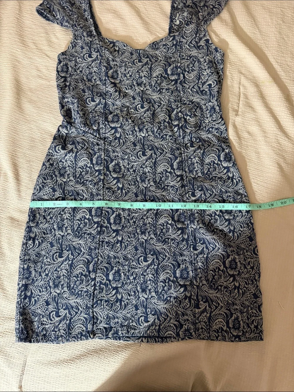 Free people intimately free Paisley Print, corset front, caged back Dress